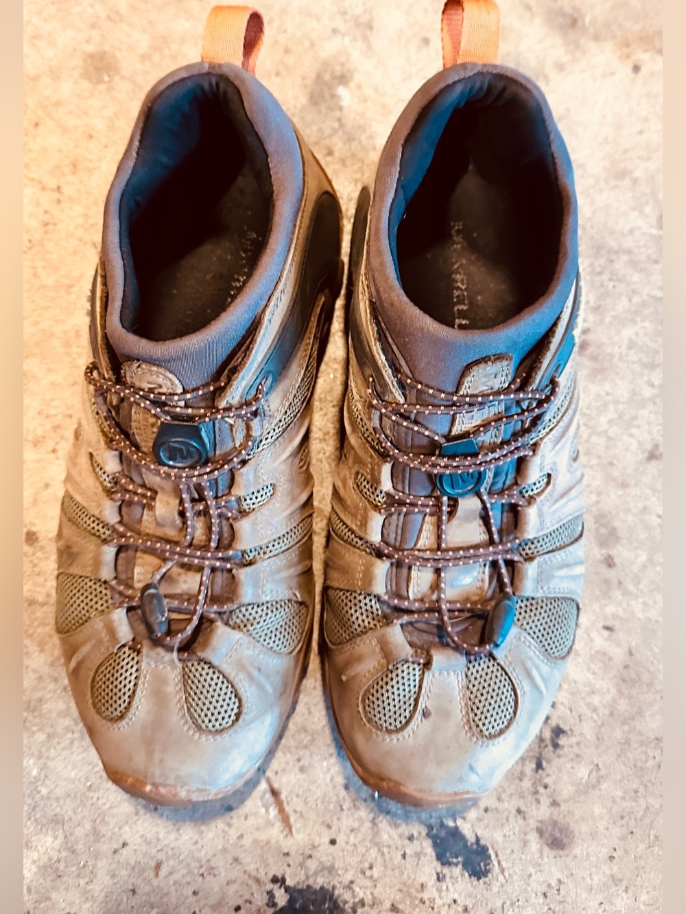 Men's Merrell  Brown Outdoor Hiking sneakers